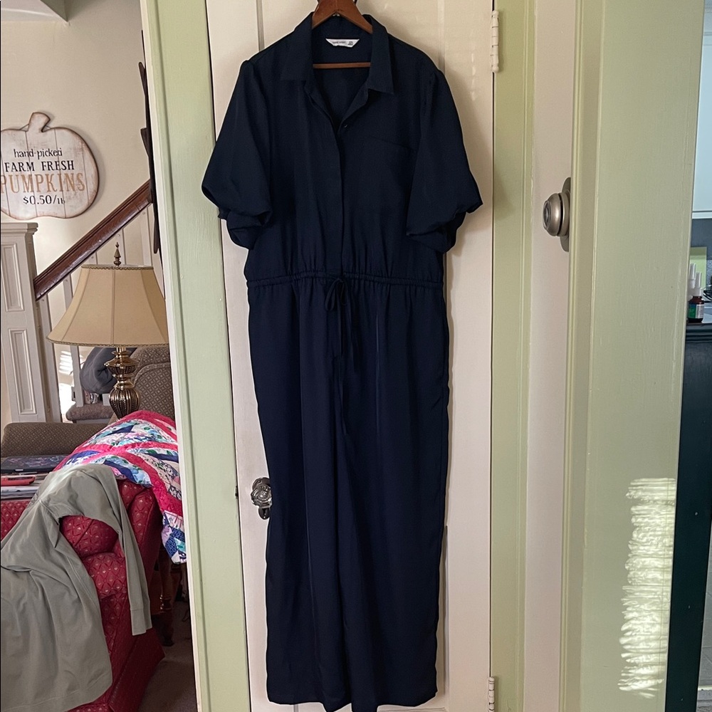 Navy Blue Women's Jumpsuit
